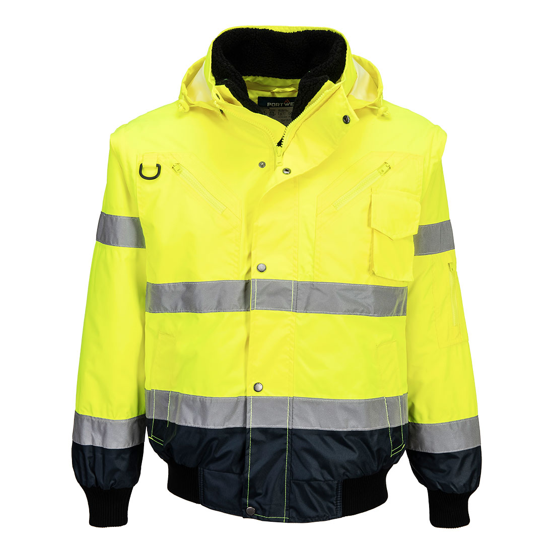 3-in-1 Warnschutz Jacke für jedes Wetter C465 – Bild 5
