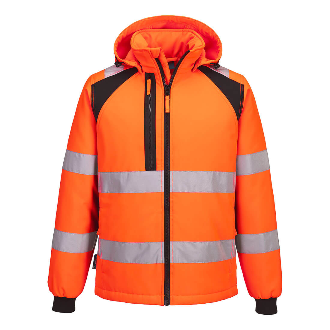 Recycelte Warnschutz Softshell Jacke CD809