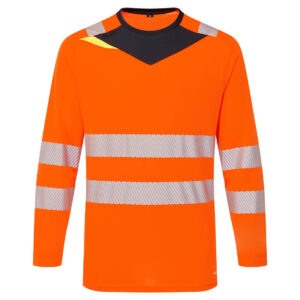 Hi-Vis Langarmshirt für hohe Sichtbarkeit DX416