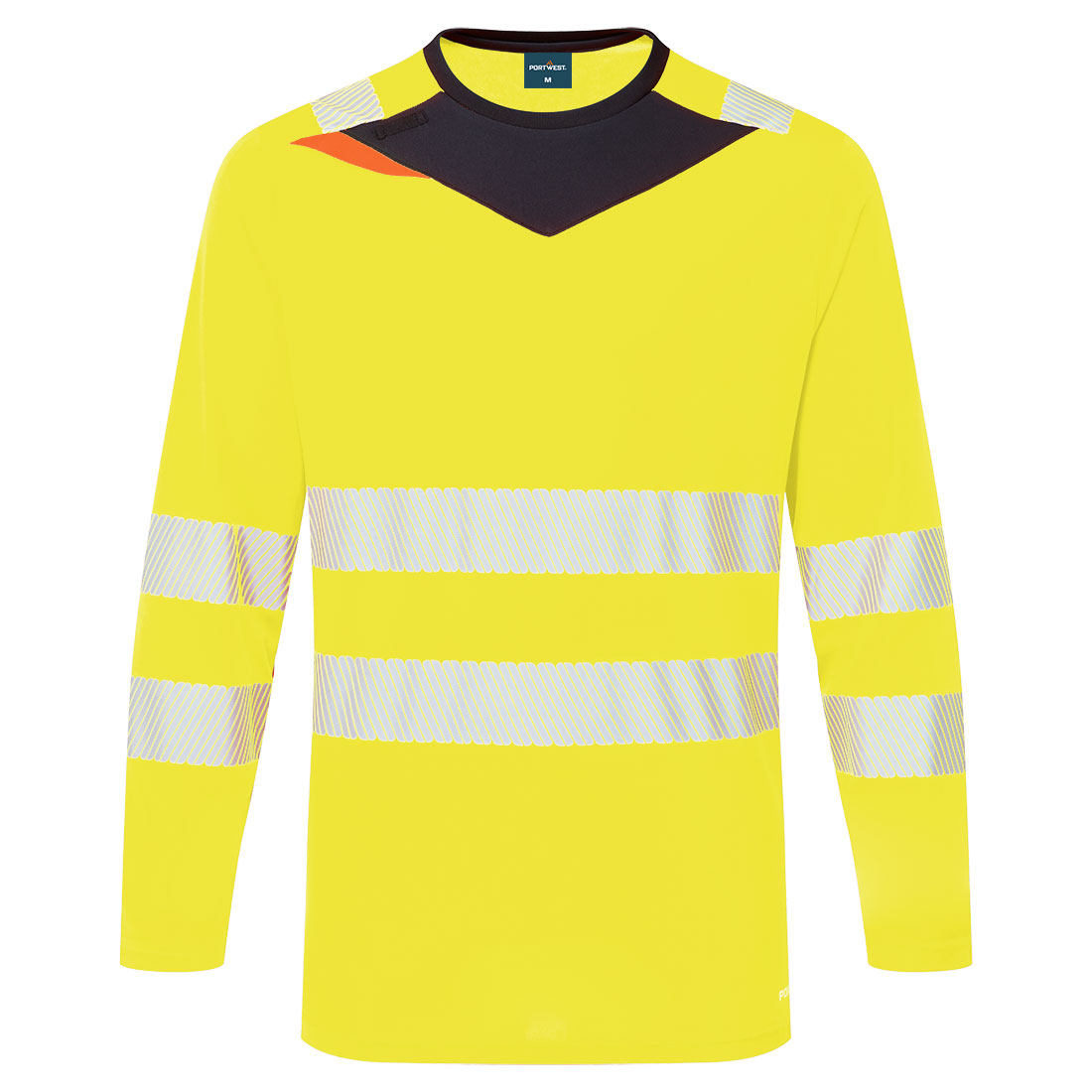Hi-Vis Langarmshirt für hohe Sichtbarkeit DX416 – Bild 2