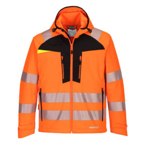 Warnschutz Softshell Jacke wasserdicht DX475