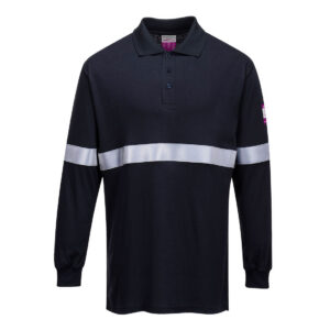 Flammhemmendes Poloshirt Langarm FR03