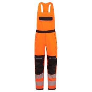 Flammhemmende Hi-Vis Latzhose FR453