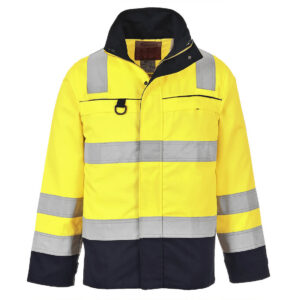 Flammhemmende Hi-Vis Jacke für sicheres Arbeiten FR61