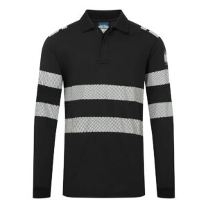 Flammhemmendes Poloshirt Langarm FR733