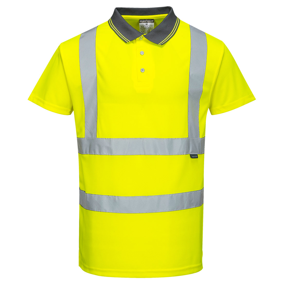 Atmungsaktives Warnschutz Polo-Shirt S477 – Bild 2