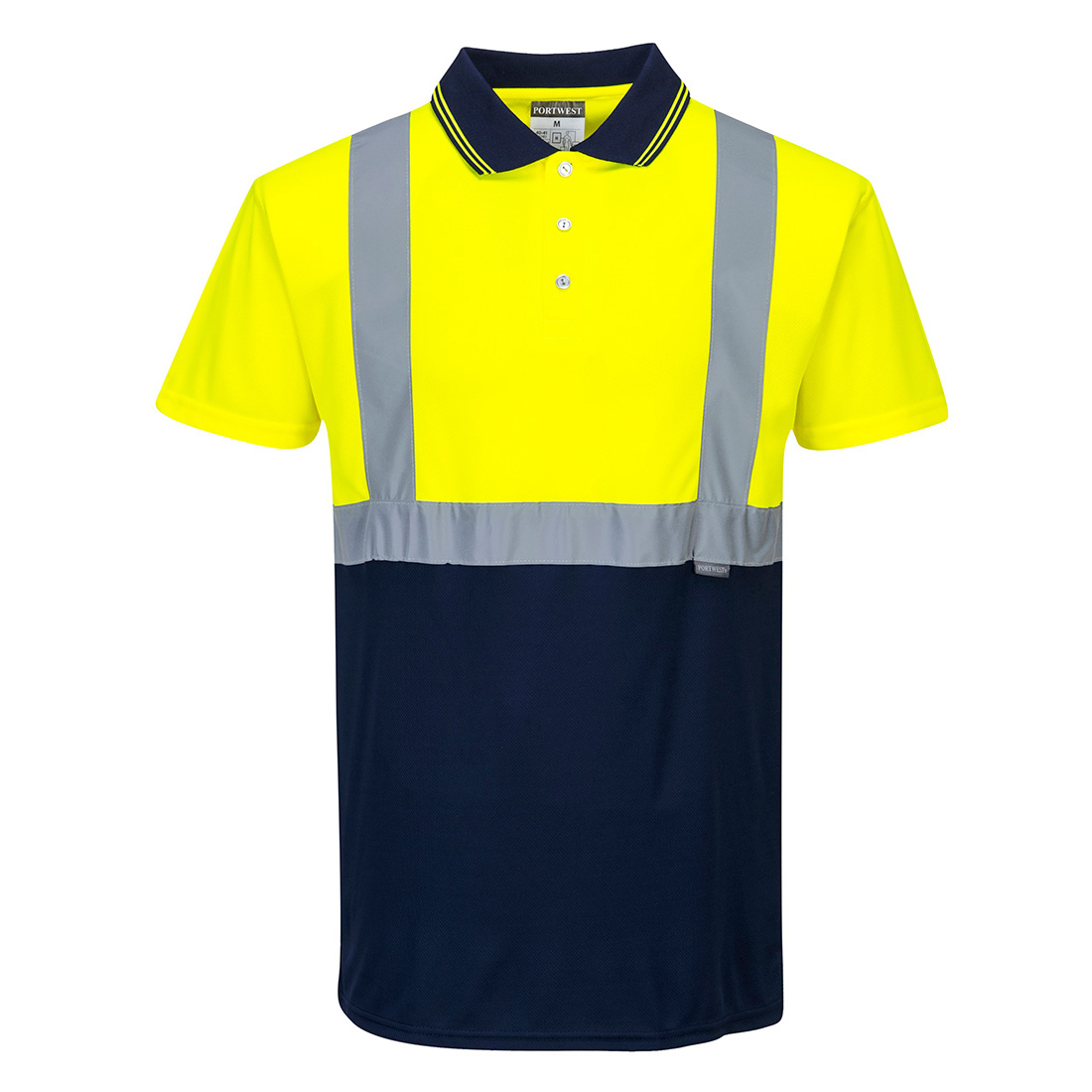 Warnschutz Polo-Shirt für hohe Portwest S479 – Bild 3
