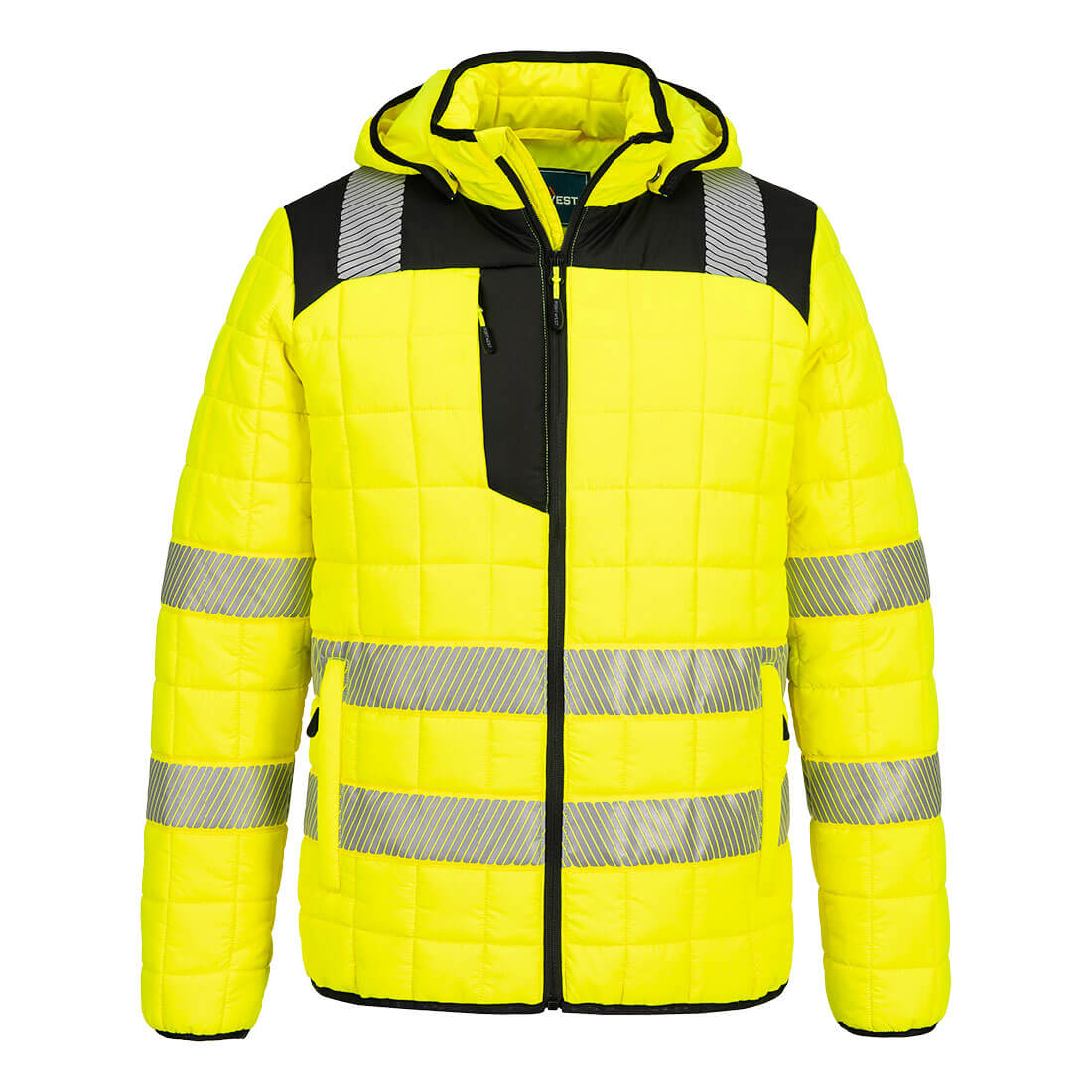 Gepolsterte Warnschutz Steppjacke T165 – Bild 2