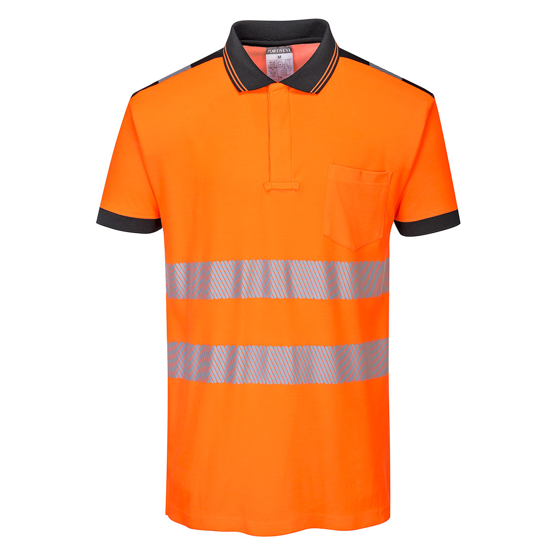 Komfortables Warnschutz Polo-Shirt mit T180