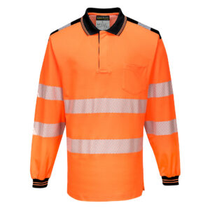 Hi-Vis Poloshirt Langarm für hohe T184